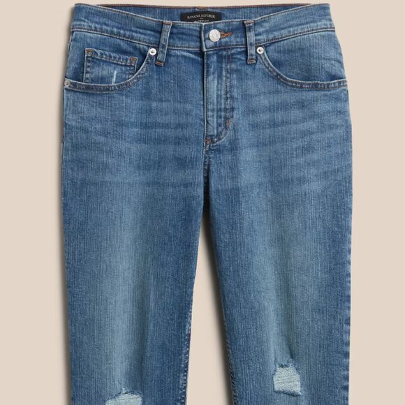 Brand New Banana Republic GIRLFRIEND MEDIUM WASH JEAN - Picture 5 of 16
